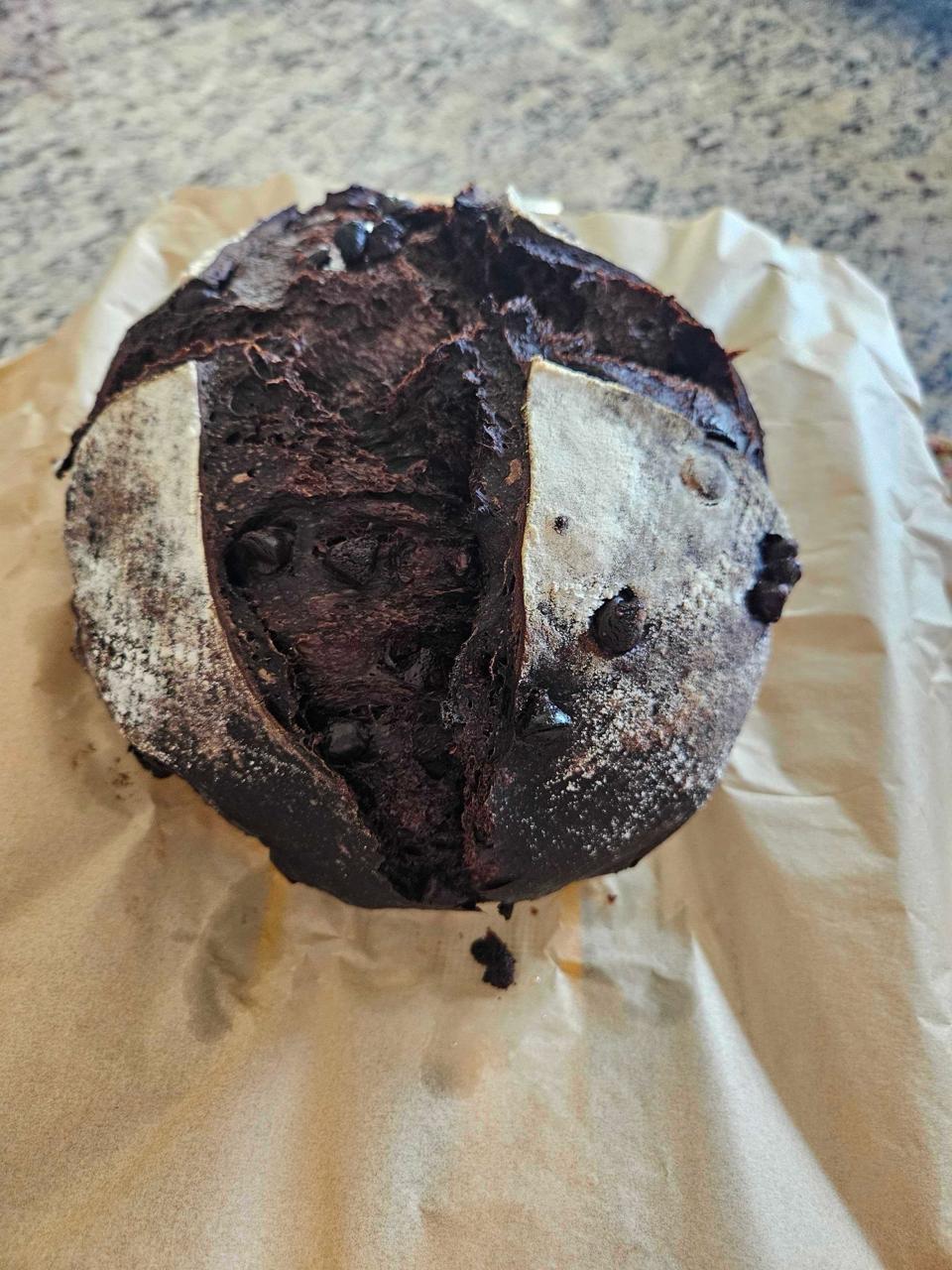 Chocolate Chocolate Chip Loaf